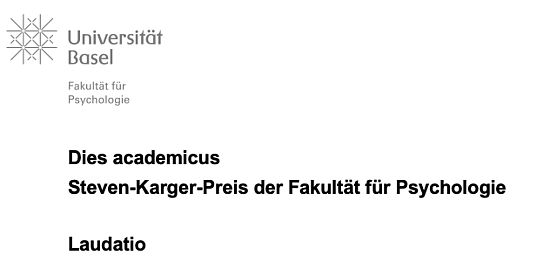 Steven Karger Prize
