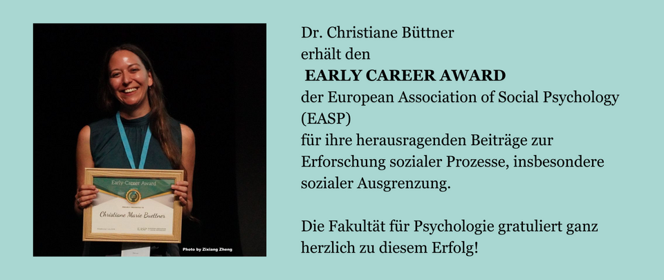 Early Career Award Christiane Büttner