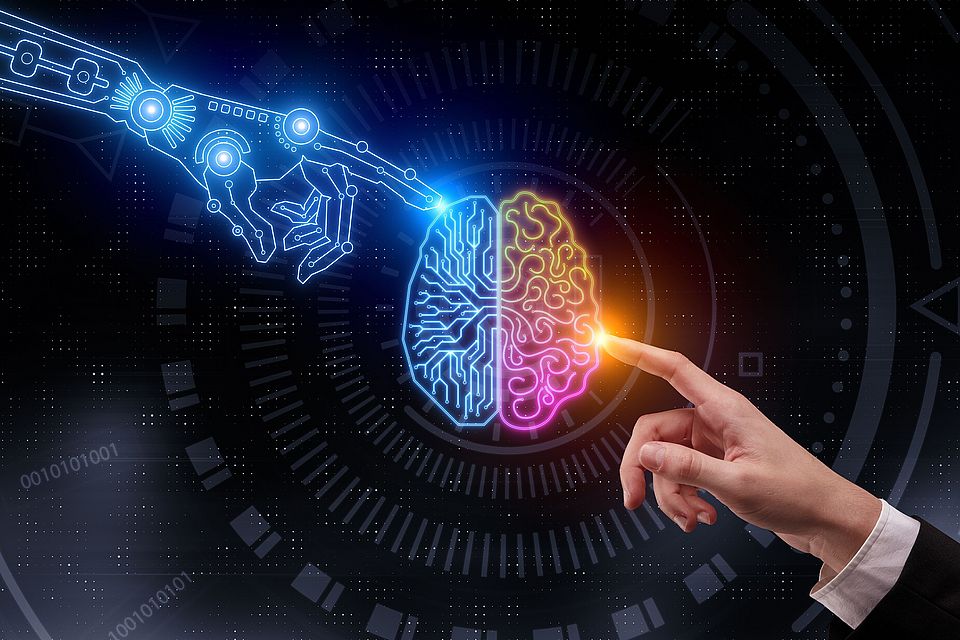Artificial intelligence and future concept Symbolbild